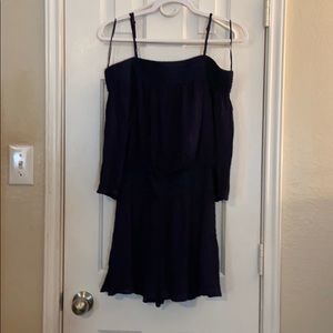 Navy blue romper
